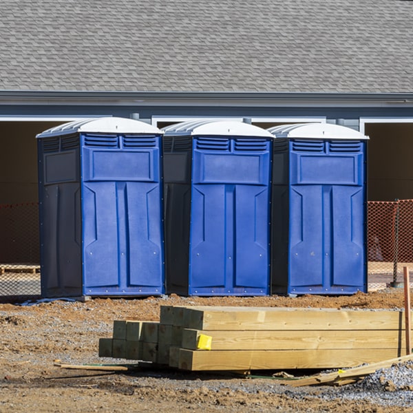 how can i report damages or issues with the porta potties during my rental period in Providence AL